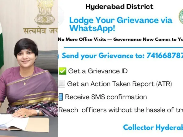 Grievances Hyd? Reach Out Through Whatsapp