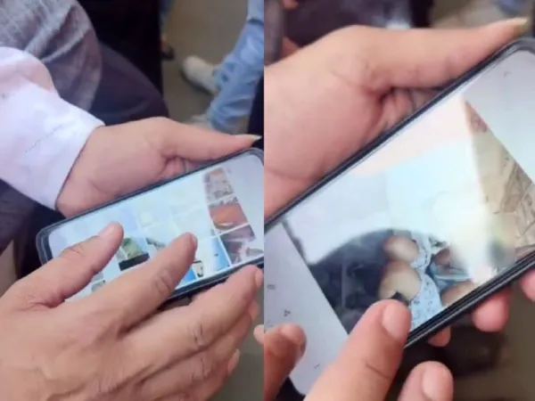 Man's Creepy Act in Temple Exposed: Woman's Fault?