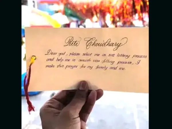 H1B Lottery - Blessings Event at Hyd Temple