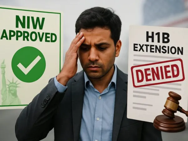 NIW Approved, But H1B Extension Denied?