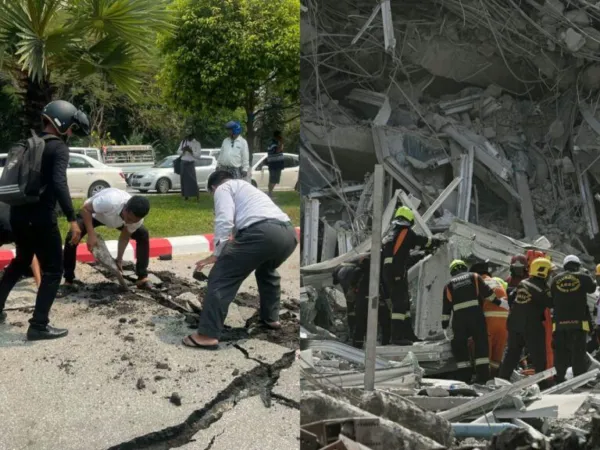 Two Powerful Earthquakes Shake Bangkok, Myanmar