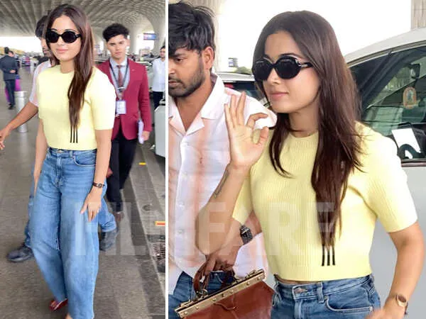 Photos: Rashmika Mandanna's Latest Airport Look Is Summer Ready
