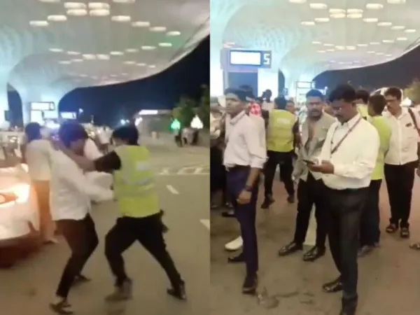 Viral Video: Huge Airport Brawl Over Petty Dispute