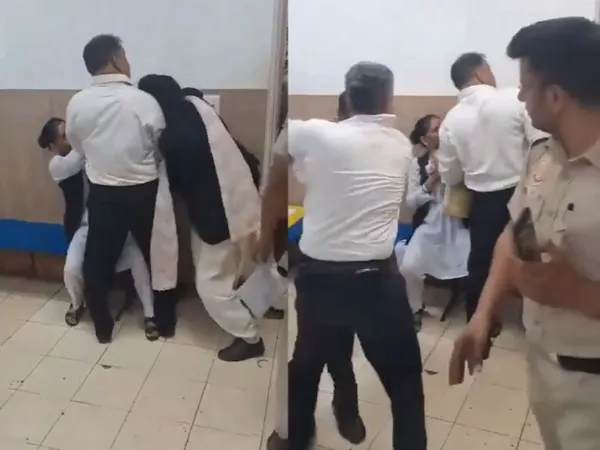 Viral Video: Lawyers' Violent Clash in Courtroom