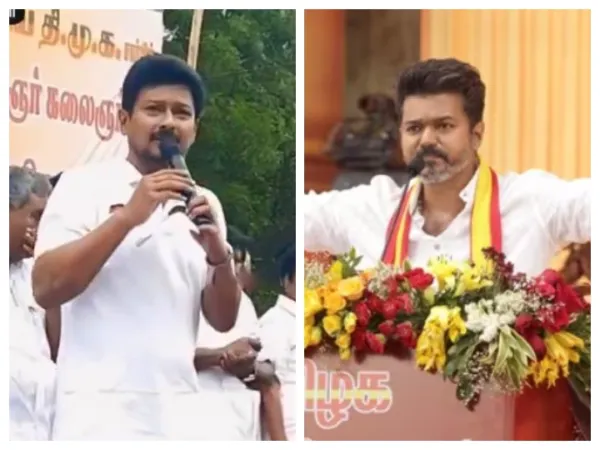 ஆலமரத்தை வெட்ட பிளேடா? - விஜய்க்கு உதயநிதி பதிலடி!