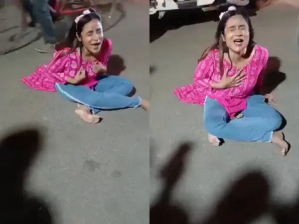 Viral Video: Woman Screams for Help, Police Silent