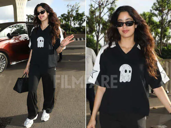 Photos: Janhvi Kapoor Aces Comfy Airport Look As She Jets Off In Style