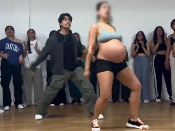 Viral Video: Pregnant Dancer Risks Baby's Safety?