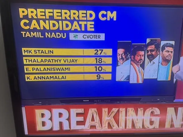 National Survey: Vijay Second Preferred As CM
