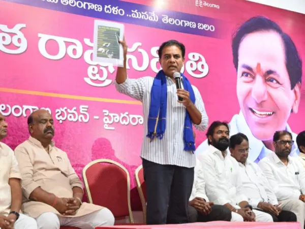 KTR Hits Back at Amit Shah's Ambedkar Remark