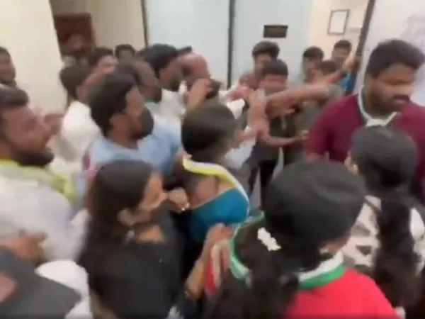 Teenmaar Mallanna Office Attacked, Gunman Fires
