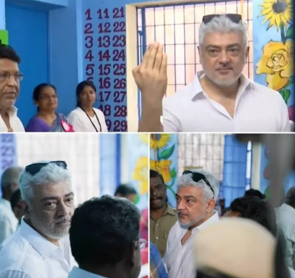 முதல் ஆளாக வாக்களித்தார் அஜித்