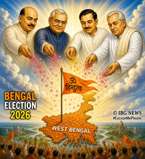 BJP Wins Bengal Election 2026 : A Political Earthquake and the End of TMC One-Sided Dominance