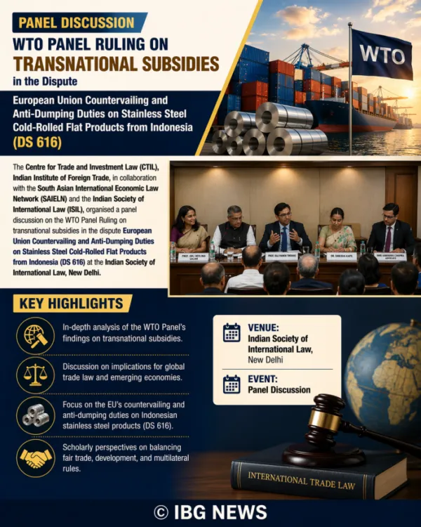 CTIL Organises Panel Discussion on WTO Ruling on Transnational Subsidies in New Delhi