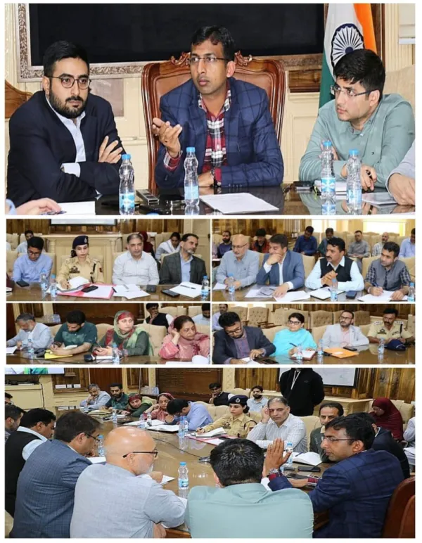 Div Com reviews preparations for Mega NMBA Pad Yatra in Srinagar