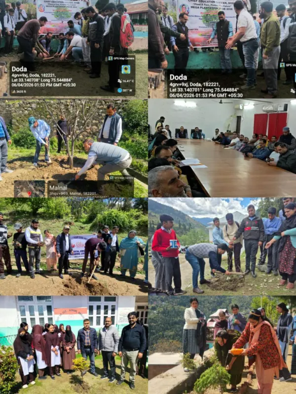 Plantation drives held across Doda schools