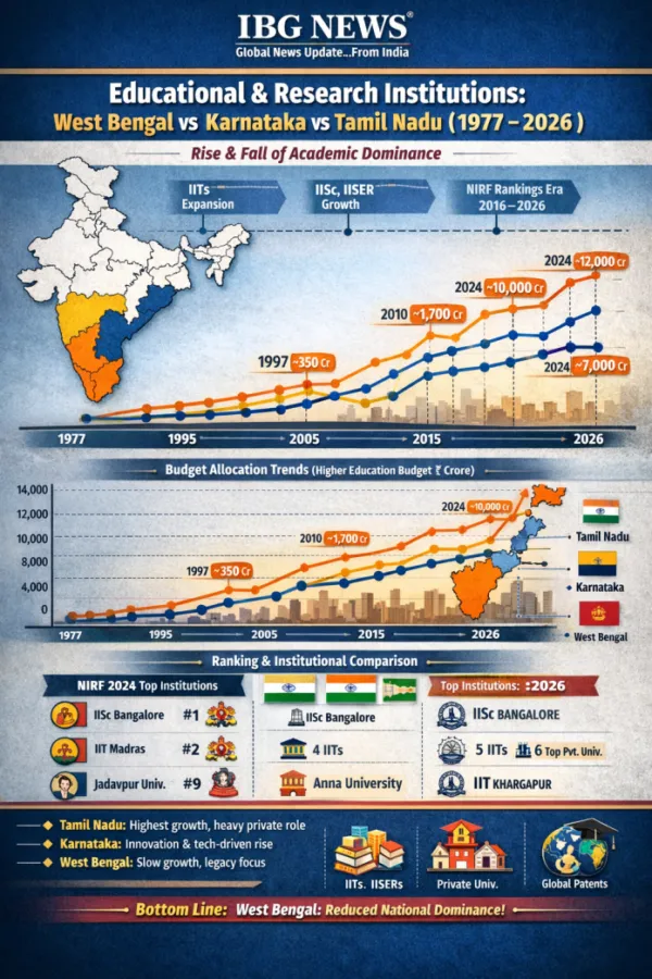 West Bengal's Educational & Research Institutions (1977-2026): An All-India Comparative and Financial Analysis