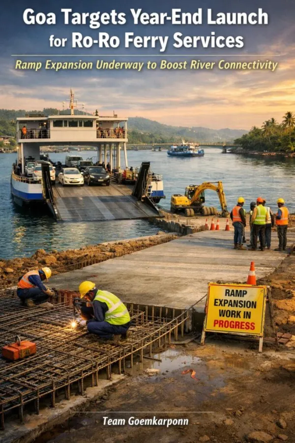 Goa Targets Year-End Launch  for Ro-Ro Ferry Services