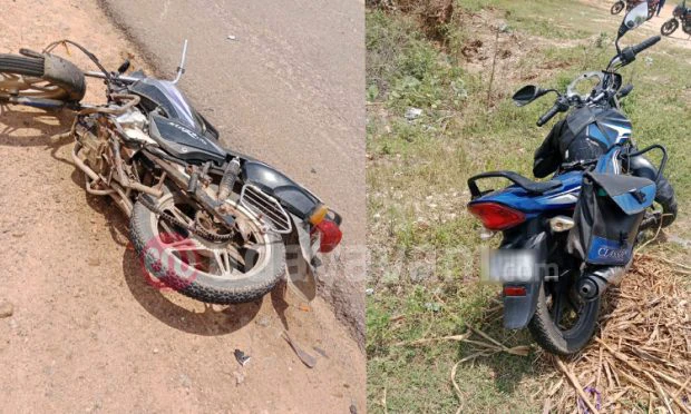 ದ್ವಿಚಕ್ರ ವಾಹನಗಳು ಮುಖಾಮುಖಿ ಡಿಕ್ಕಿ; ಸ್ಥಳದಲ್ಲೇ ವ್ಯಕ್ತಿ ಸಾವು, ಇಬ್ಬರಿಗೆ ಗಂಭೀರ ಗಾಯ