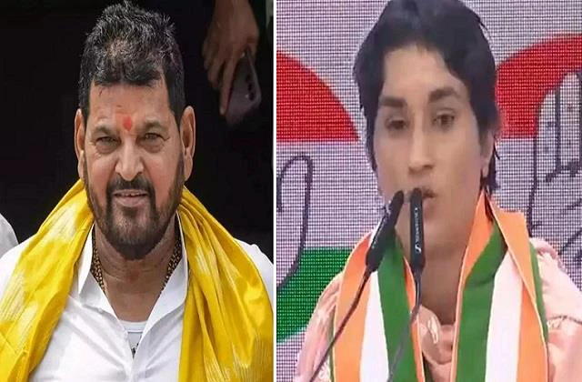 ''जूनियर खिलाड़ियों का हक मारकर एशियन गेम्स में गईं, इसलिए भगवान ने सजा दी'', विनेश फोगाट पर बरसे बृजभूषण सिंह