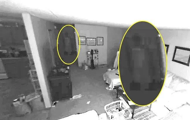 ghost activity caught on tape