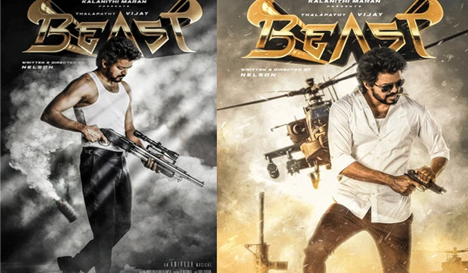 പിറന്നാള്‍ സമ്മാനവുമായി വിജയ്; 'ബീസ്റ്റ്' ഫസ്റ്റ് ലുക്ക് പുറത്ത്