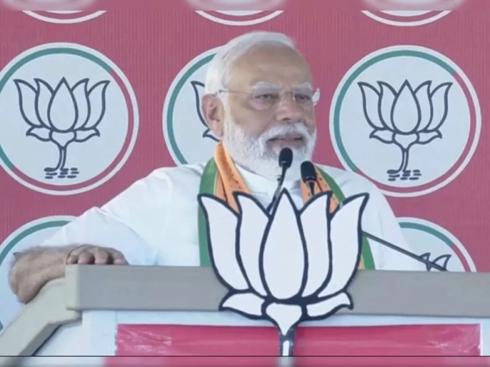 Narendra Modi : "भाजपाकडे विकासाचा मार्ग, इंडिया आघाडीकडे घोटाळे"; मोदींचा डीएमके-काँग्रेसवर घणाघात