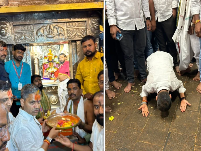 'मी तगडा खेळाडू, मैदानात कधीही हरणार नाही'; तुळजाभवानीच्या दर्शनानंतर निलेश लंकेंचा निर्धार