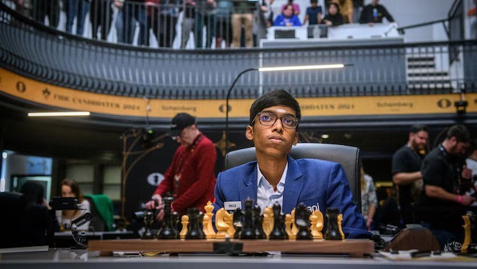 आर प्रज्ञानानंदा ने टाटा स्टील शतरंज मास्टर्स जीता, वर्ल्ड चैंपियन डी गुकेश को टाई-ब्रेकर ˒ आर प्रज्ञानानंदा ने टाटा स्टील शतरंज मास्टर्स जीता, वर्ल्ड चैंपियन डी गुकेश को टाई-ब्रेकर ˒