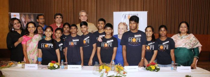 The Hope Foundation brings on Hollywood Actor Jeremy Irons as their Patron & Brand Ambassador