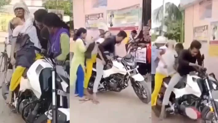 शव ले जाने को नहीं मिली एंबुलेंस, पिता ने बेटी की लाश बाइक पर ढोई. देखिए दिल दहला देने वाला वीडियो!
