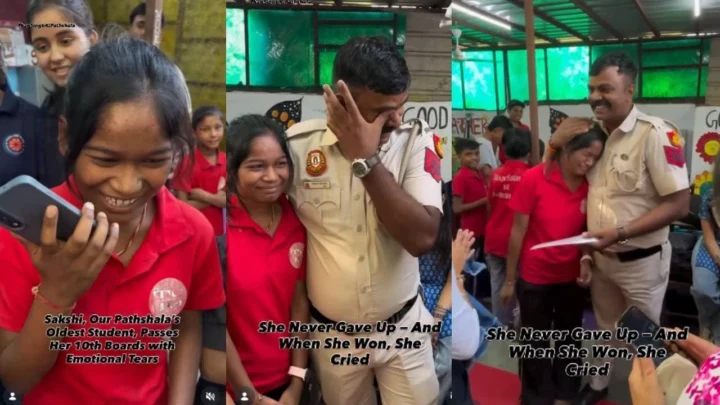 মা, আমি পাস করেছি! এক স্কুলছাত্রীর কান্নায় ভিজেছে ইন্টারনেটের পাতা