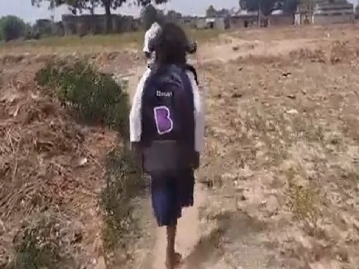 Going Viral: Bihar Girl Hopping Her Way To School On One Leg | Watch