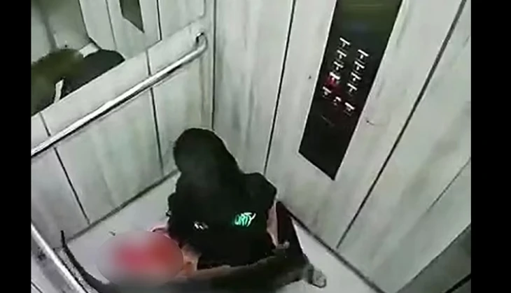 Gruesome CCTV footage shows woman severely mauled by her pet pit bull