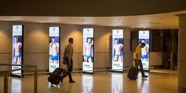 Times OOH promotes Van Heusen's latest travel-friendly Athleisure range at Mumbai International Airport