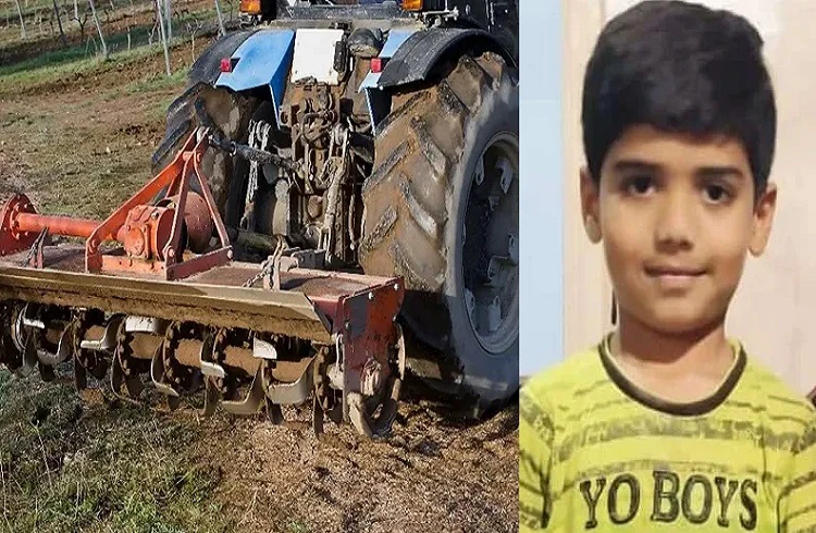 ಅಜ್ಜಿಯ ಮನೆಗೆ ಬಂದಿದ್ದಾಗಲೇ 'ಘೋರ' ದುರಂತ; ಟ್ರ್ಯಾಕ್ಟರ್ ಗೆ ಸಿಲುಕಿ ಬಾಲಕ ಸಾವು