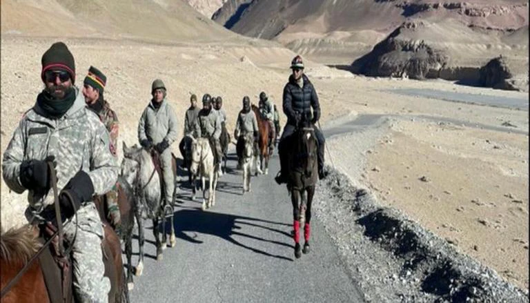 Indian Army Horsemen Travelled Along Old Winter Silk Route Days After India-China Clash