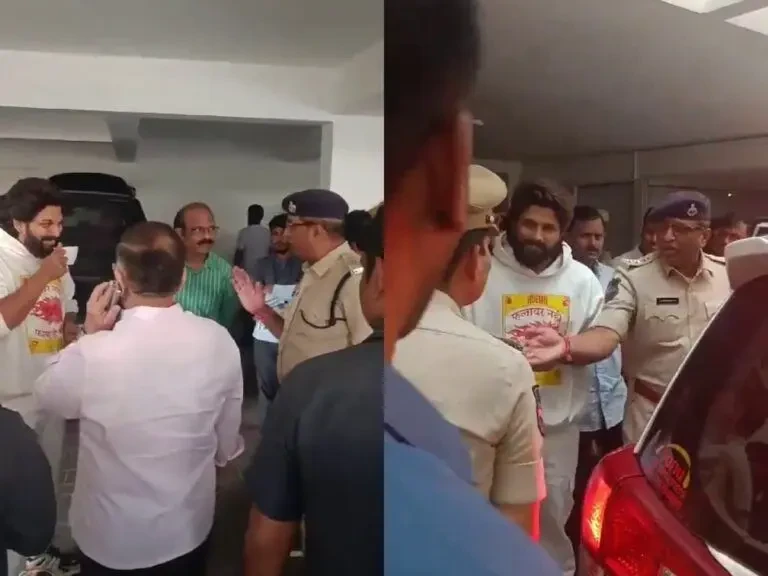 Watch: AA Arrest Video, Actor Looks Composed