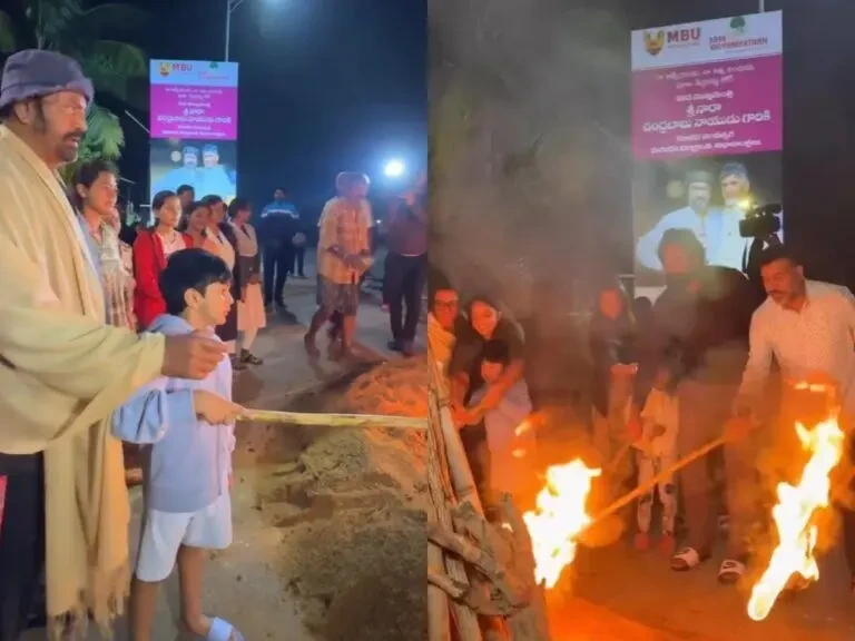 Mohan Babu Flexies With CBN Pics, Real Victory!