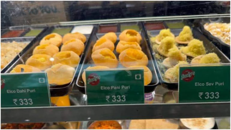 Pani puri being sold for Rs 333 at Mumbai airport baffles Sugar Cosmetics COO. Viral post