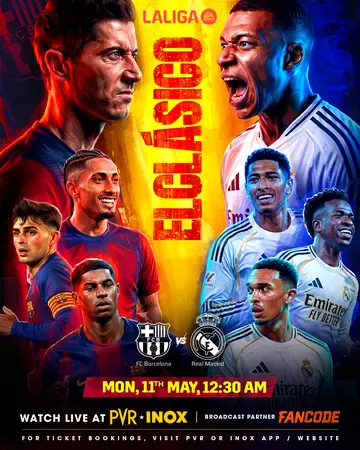 PVR INOX and FanCode Bring El Clásico Live to Cinemas Across India
