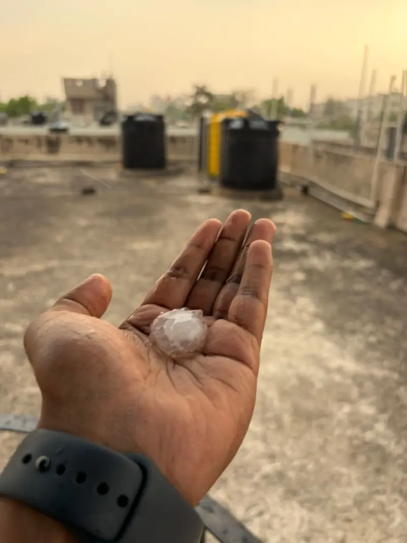 తెలంగాణలో వడగళ్ల వాన