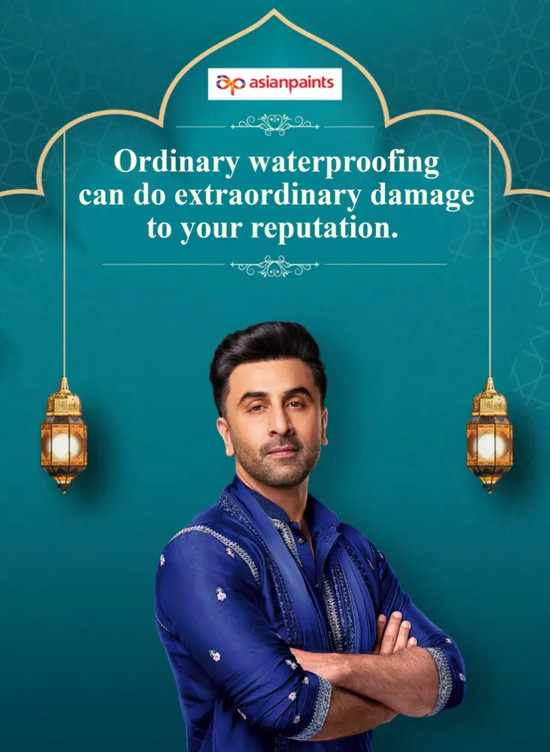 Asian Paints Damp Proof:  The Waterproofing Champion that stands the test of time