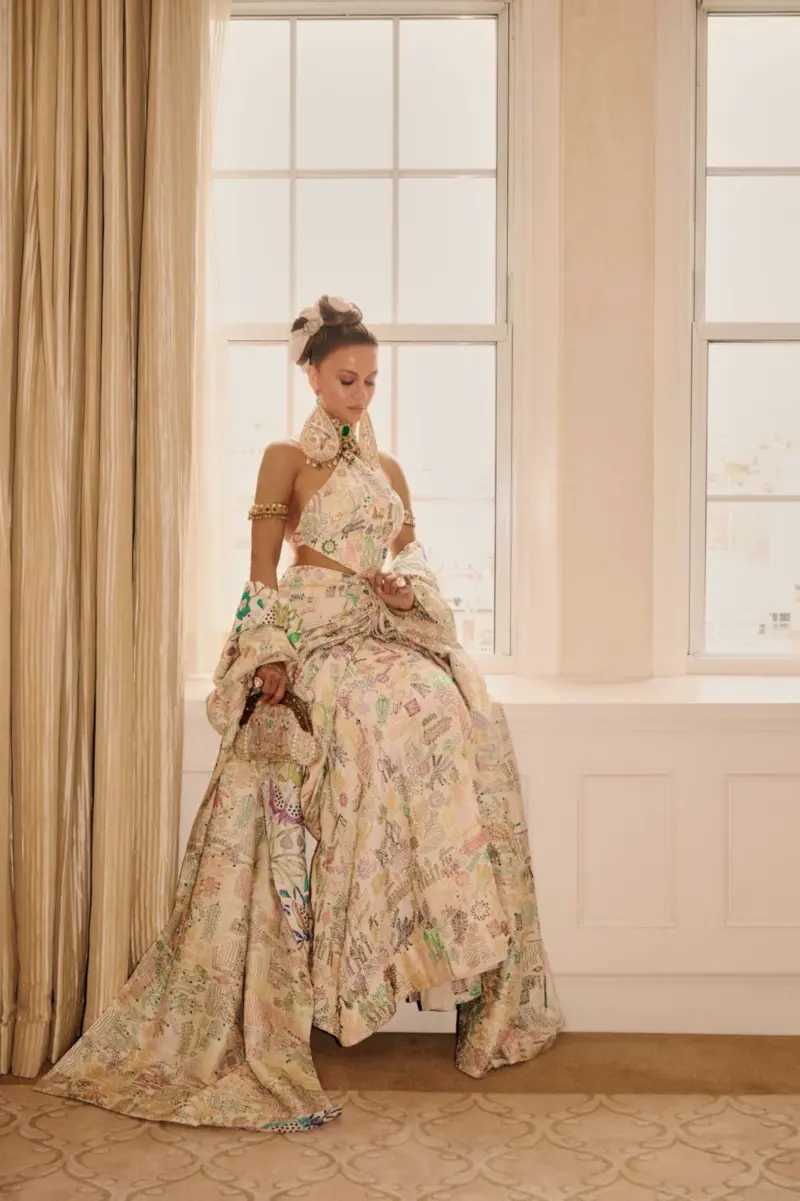 Kantha meets glam: Natasha Poonawalla's show-stopping moment @Kings Trust Global Gala