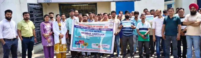 Awareness activities organised across Samba under Nasha Mukt J&K Abhiyaan