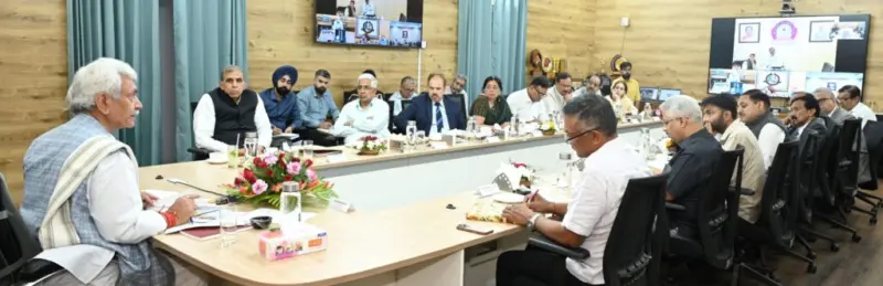 Lt Governor chairs J&K Higher Education Council meeting