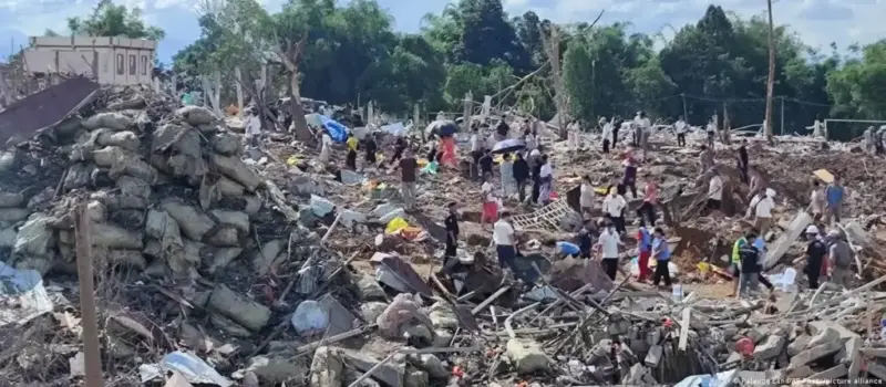 Dozens killed and scores injured after powerful explosion at explosives storage site in Myanmar's Shan State | Cliq Latest