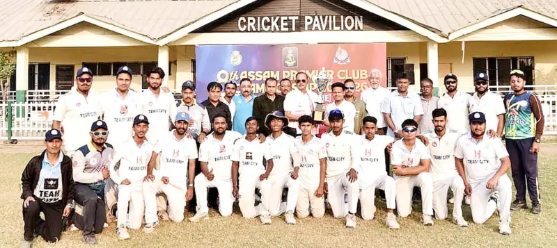 Assam Premier Club Championship: Rishav's unbeaten double ton powers City to title