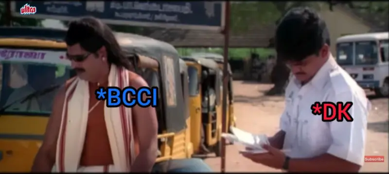 பஞ்சாப் ஜெர்ஸி போட்டுக்கொண்டு 'பெங்களூருக்காக' விளையாடிய. பட்டைய 'கெளப்பும்' மீம்ஸ்கள்!