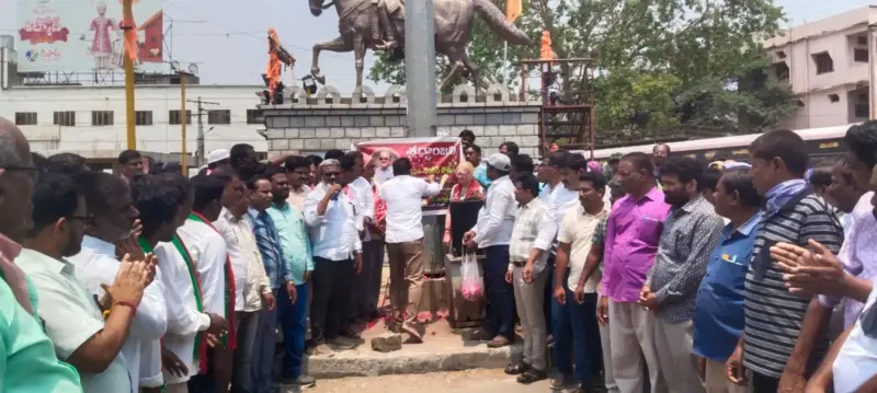 శంకర్ గౌడ్ మృతికి సంతాపంగా భారీ మౌన ప్రదర్శన!